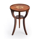 Dalton 15.75 in. W Round Wood Side Table with Small Lower Open Shelf by Butler Specialty Company