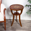 Dalton 15.75 in. W Round Wood Side Table with Small Lower Open Shelf by Butler Specialty Company