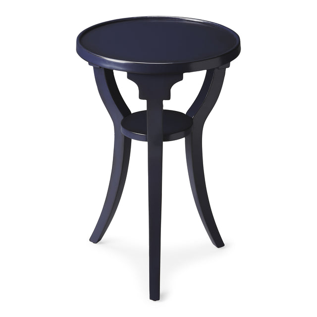 Dalton 15.75 in. W Round Wood Side Table with Small Lower Open Shelf by Butler Specialty Company