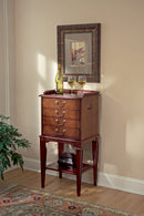 Hardwick 18 in. W Rectangular Wood 4 Drawer Traditional Accent Chest with Lower Open Shelf by Butler Specialty Company