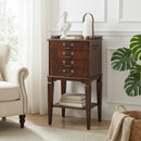 Hardwick 18 in. W Rectangular Wood 4 Drawer Traditional Accent Chest with Lower Open Shelf by Butler Specialty Company