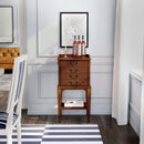 Hardwick 18 in. W Rectangular Wood 4 Drawer Traditional Accent Chest with Lower Open Shelf by Butler Specialty Company