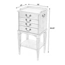 Hardwick 18 in. W Rectangular Wood 4 Drawer Traditional Accent Chest with Lower Open Shelf by Butler Specialty Company
