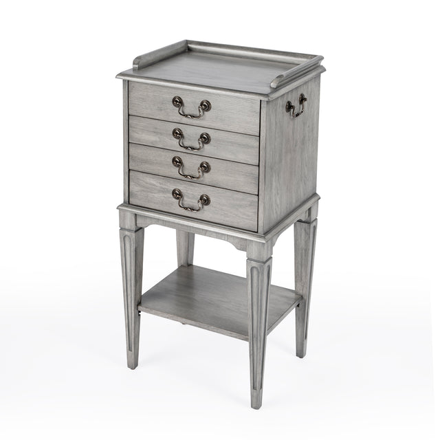 Hardwick 18 in. W Rectangular Wood 4 Drawer Traditional Accent Chest with Lower Open Shelf by Butler Specialty Company