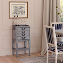 Hardwick 18 in. W Rectangular Wood 4 Drawer Traditional Accent Chest with Lower Open Shelf by Butler Specialty Company
