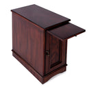 Harling 12 in. W Rectangular Wood 1 Door-1 Shelf Side Table with Pull-Out Tray by Butler Specialty Company