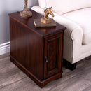 Harling 12 in. W Rectangular Wood 1 Door-1 Shelf Side Table with Pull-Out Tray by Butler Specialty Company