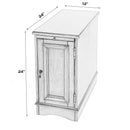 Harling 12 in. W Rectangular Wood 1 Door-1 Shelf Side Table with Pull-Out Tray by Butler Specialty Company