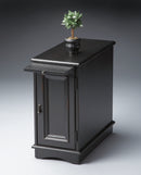 Harling 12 in. W Rectangular Wood 1 Door-1 Shelf Side Table with Pull-Out Tray by Butler Specialty Company