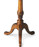 Dansby 20 in. W Round Wood Scalloped Edge Pedestal Side Table by Butler Specialty Company