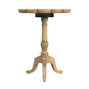 Dansby 20 in. W Round Wood Scalloped Edge Pedestal Side Table by Butler Specialty Company