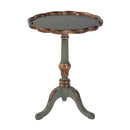 Dansby 20 in. W Round Wood Scalloped Edge Pedestal Side Table by Butler Specialty Company