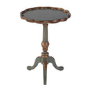 Dansby 20 in. W Round Wood Scalloped Edge Pedestal Side Table by Butler Specialty Company