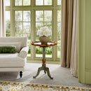 Dansby 20 in. W Round Wood Scalloped Edge Pedestal Side Table by Butler Specialty Company