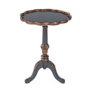 Dansby 20 in. W Round Wood Scalloped Edge Pedestal Side Table by Butler Specialty Company