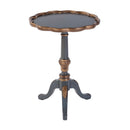 Dansby 20 in. W Round Wood Scalloped Edge Pedestal Side Table by Butler Specialty Company