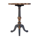 Dansby 20 in. W Round Wood Scalloped Edge Pedestal Side Table by Butler Specialty Company
