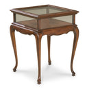 Burton 18 in. W Rectangular Wood and Glass Traditional Curio Table by Butler Specialty Company