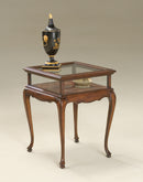 Burton 18 in. W Rectangular Wood and Glass Traditional Curio Table by Butler Specialty Company