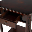 Moyer 15 in. W Square Wood 1 Drawer Side Table with Lower Open Shelf by Butler Specialty Company