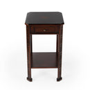 Moyer 15 in. W Square Wood 1 Drawer Side Table with Lower Open Shelf by Butler Specialty Company