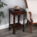 Moyer 15 in. W Square Wood 1 Drawer Side Table with Lower Open Shelf by Butler Specialty Company