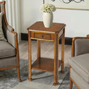 Moyer 15 in. W Square Wood 1 Drawer Side Table with Lower Open Shelf by Butler Specialty Company
