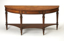 Latham 62 in. W Demilune Wood Traditional 1 Drawer Console Table with Lower Open Shelf by Butler Specialty Company