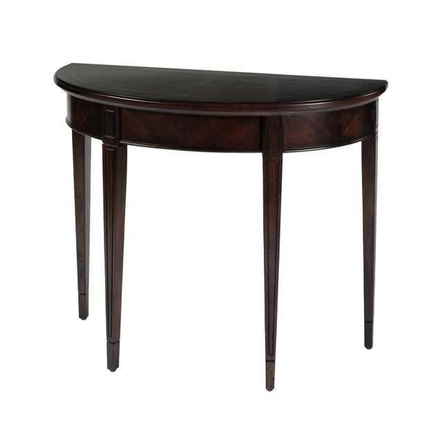 Hampton 36 in. W Demilune Wood 1 Drawer Console Table by Butler Specialty Company