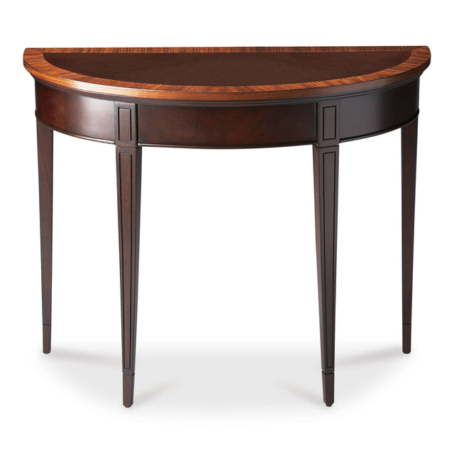Hampton 36 in. W Demilune Wood 1 Drawer Console Table by Butler Specialty Company