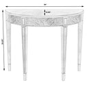 Hampton 36 in. W Demilune Wood 1 Drawer Console Table by Butler Specialty Company