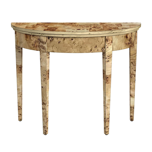 Hampton 36 in. W Demilune Wood 1 Drawer Console Table by Butler Specialty Company