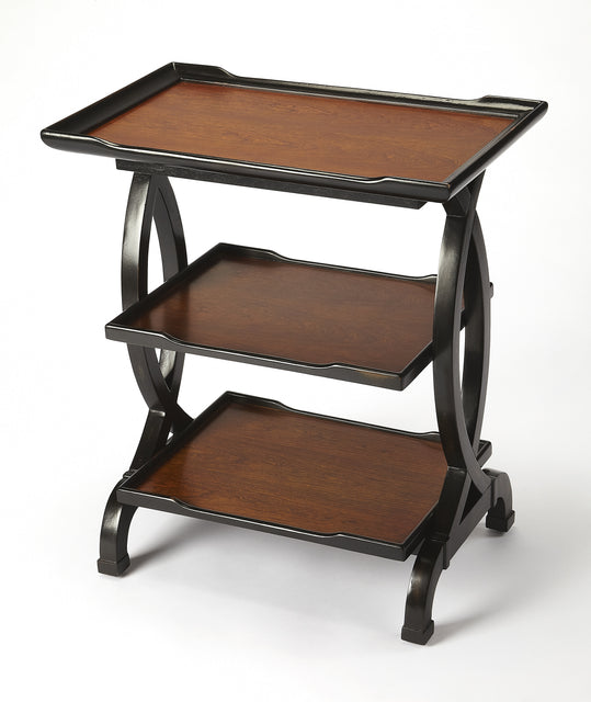 Kimiko 26 in. W Rectangular Wood 3 Tier Side/Accent Table by Butler Specialty Company