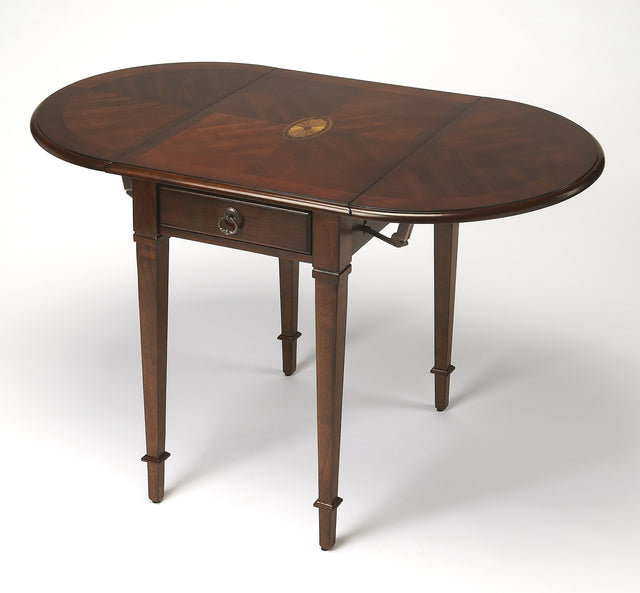 Glenview 19 in. W Rectangular Wood Pembroke Drop Leaf 1 Drawer Side Table by Butler Specialty Company