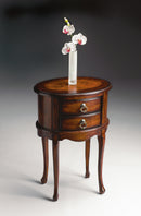 Whitley 18 in. W Oval Wood Traditional 2 Drawer Side Table by Butler Specialty Company