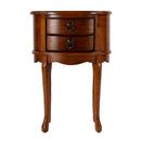 Whitley 18 in. W Oval Wood Traditional 2 Drawer Side Table by Butler Specialty Company