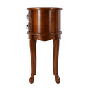 Whitley 18 in. W Oval Wood Traditional 2 Drawer Side Table by Butler Specialty Company