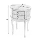 Whitley 18 in. W Oval Wood Traditional 2 Drawer Side Table by Butler Specialty Company