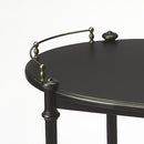 Kathleen 31 in. W Rectangular Wood 2 Tier Bar/Serving Cart on Casters by Butler Specialty Company