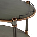 Kathleen 31 in. W Rectangular Wood 2 Tier Bar/Serving Cart on Casters by Butler Specialty Company