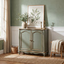 Leyden 36 in. W Rectangular Wood 2 Door European Accent Cabinet with 1 Fixed Interior Shelf by Butler Specialty Company