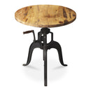Albert 30 in. W Round Metal and Wood Adjustable Height Hall/Pub Table by Butler Specialty Company