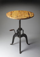 Albert 30 in. W Round Metal and Wood Adjustable Height Hall/Pub Table by Butler Specialty Company