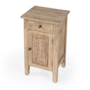 Wester 14 in. W Rectangular Solid Wood Hand Carved 1 Drawer 1 Door Accent Side Table by Butler Specialty Company