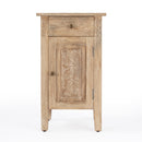 Wester 14 in. W Rectangular Solid Wood Hand Carved 1 Drawer 1 Door Accent Side Table by Butler Specialty Company