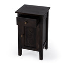 Wester 14 in. W Rectangular Solid Wood Hand Carved 1 Drawer 1 Door Accent Side Table by Butler Specialty Company