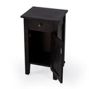 Wester 14 in. W Rectangular Solid Wood Hand Carved 1 Drawer 1 Door Accent Side Table by Butler Specialty Company