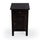 Wester 14 in. W Rectangular Solid Wood Hand Carved 1 Drawer 1 Door Accent Side Table by Butler Specialty Company