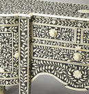 Vivienne 57.25 in. W Rectangular Bone Inlay and Wood 3 Drawer 2 Door Console/Buffet by Butler Specialty Company