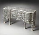 Vivienne 57.25 in. W Rectangular Bone Inlay and Wood 3 Drawer 2 Door Console/Buffet by Butler Specialty Company